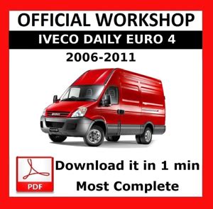 Official Workshop Manual Service Repair Iveco Daily Euro