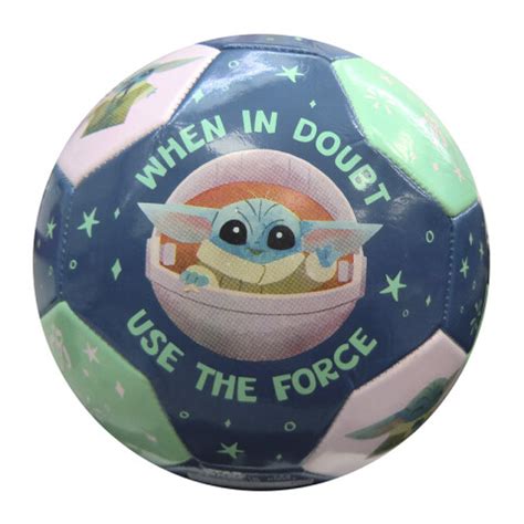 Pelota Fútbol Cuero Nº3 Baby Yoda Cartoons