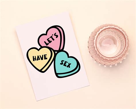 Candy Hearts Lets Have Sex Valentines Day Etsy