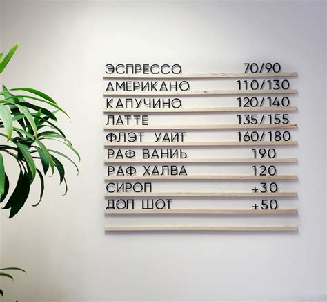 Настенное меню КЛАССИКА | Меню, Меню кафе, Кафе
