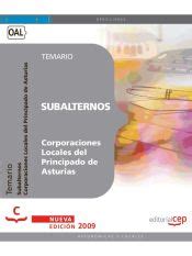 SUBALTERNOS CORPORACIONES LOCALES DEL PRINCIPADO DE ASTURIAS TEMARIO