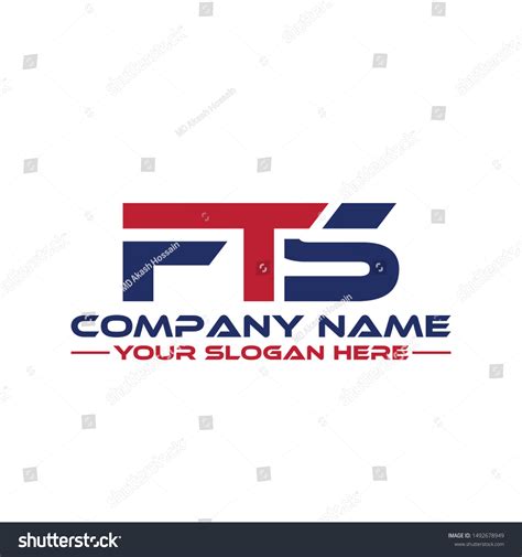 Letter Fts Logo Design Template เวกเตอร์สต็อก ปลอดค่าลิขสิทธิ์