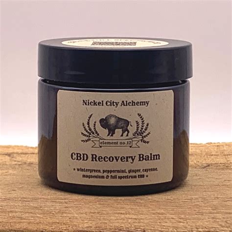 Shop Cbd Recovery Balm Nickel City Alchemy