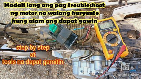 Step By Step Kung Paano Mag Troubleshoot Ng Motor Na Walang Kuryente