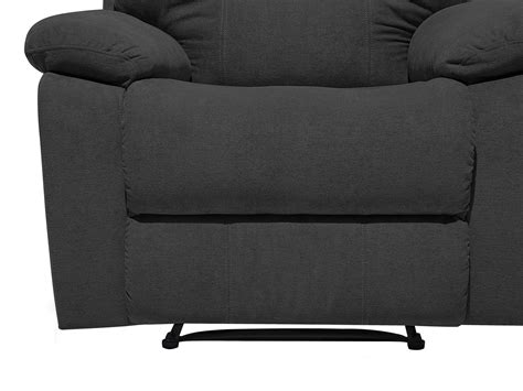 Fabric Recliner Chair Grey BERGEN | Beliani.co.uk