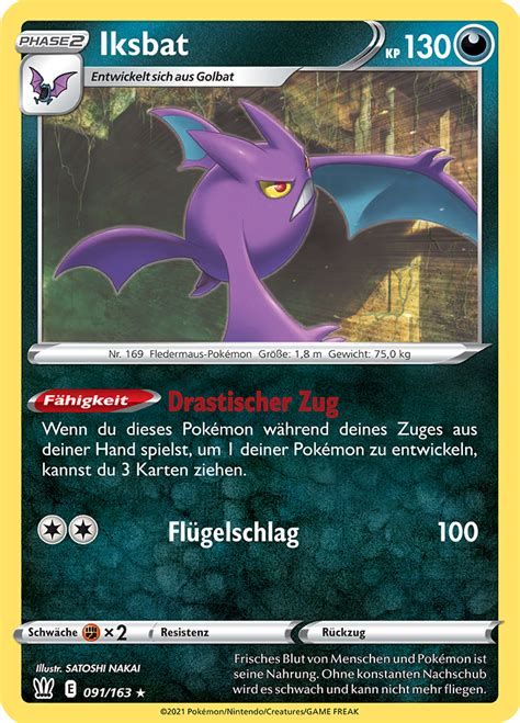 Iksbat 091 163 Wert Bild Künstler Seltenheit Pokemonkarte de