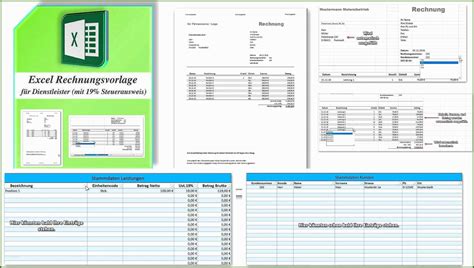 005 Excel Vorlage Rechnung Kleinunternehmer Kostenlos Einnahmen