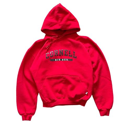 Vintage Cornell University Hoodie Size M Russell... - Depop