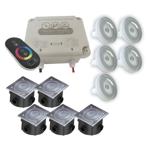 Kit Ilumina O Piscina Touch E Leds Rgb W Tholz Em Promo O