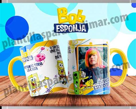 Vector Bob Esponja Que Es Eso Plantillas Para Sublimar