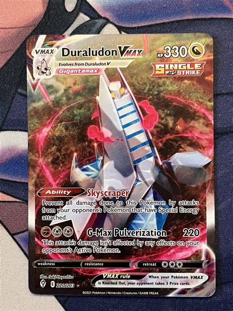 Pokemon Evolving Skies Duraludon Vmax Alternate Art Values Mavin