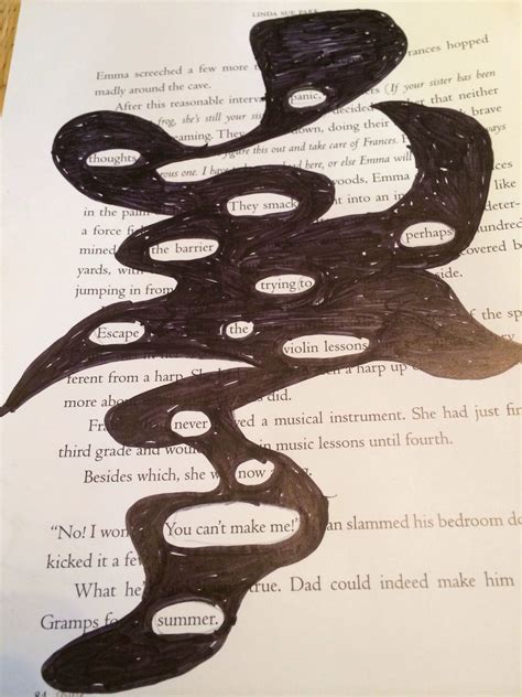 Blackout Poem By Julie Hembree Poetry Lessons Blackout Poems