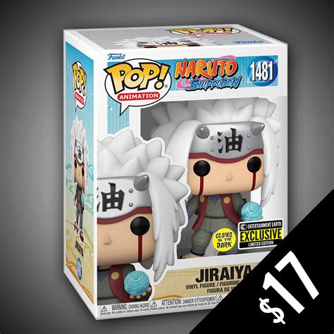 Funko Pop! Naruto: Jiraiya w/Rasengan GITD #1481 (EE) – Chalice ...