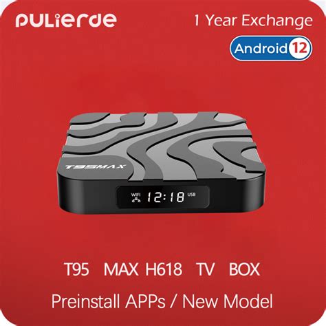 New Android Box T Max H Tv Box Pre Installed With K Channels