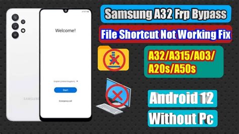 Samsung A32 Frp File Shortcut Not Show All Samsung File Shortcut App