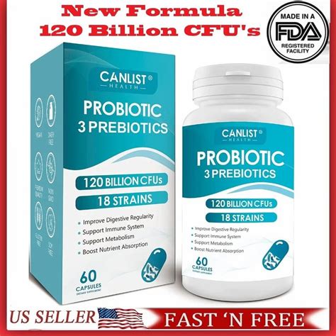 100 Billion Probiotics Cfu Potency Gut Health Women Men 60 Capsules At Rs 9000 New Items In