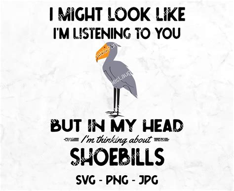 Shoebill SVG, Funny Shoebill Digital File, Shoebill Crane Png Jpg ...