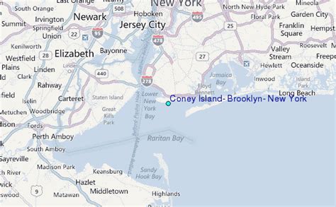 Coney Island New York Map – Map Vector