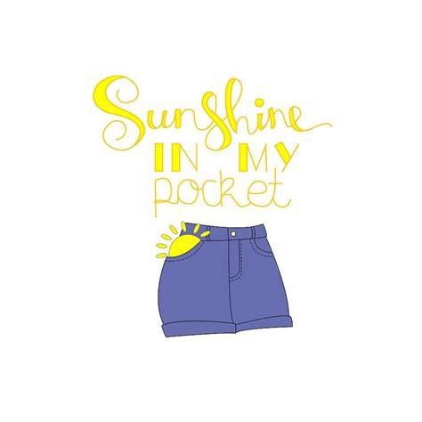 Sunshine In My Pocket Digital Art By Queen Fine Art America