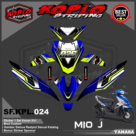 Jual Stiker Decal Full Body Motor Yamaha Mio J Sticker Decal Full