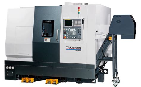 Takisawa Taiwan Fx Slant Bed Y Axis Cnc Lathe Twin Spindle