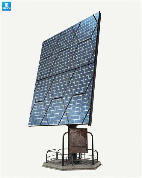 3D Model Solar Panel VR AR Low Poly CGTrader