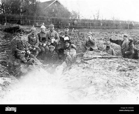 Victorious German troops after the battle of Tannenberg, 1914 Stock ...