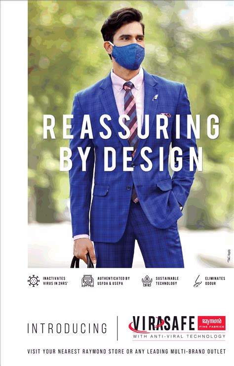 Raymond Introducing Virasafe Fabric With Anti Viral Technology Ad