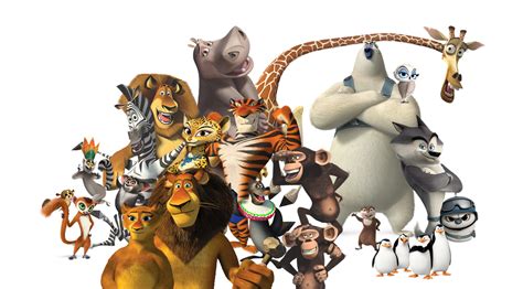 Madagascar All Character Line Up by Dominickdr98 on DeviantArt