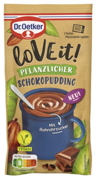 Love It Pflanzlicher Pudding Dr Oetker