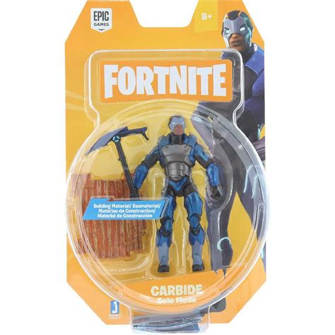 Jazwares Fortnite Solo Mode Core Carbide Action Figure Greyblue