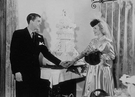 1940 Ronald Reagan and his wife Jane Wyman on their wedding day January ...