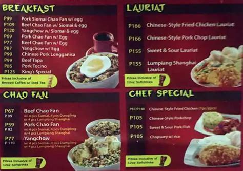 Chowking Menu Menu For Chowking Magallanes Makati City Zomato