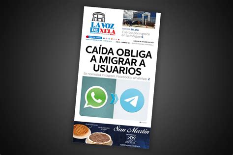 Lee El Diario Digital Del Lunes De Octubre La Voz De Xela