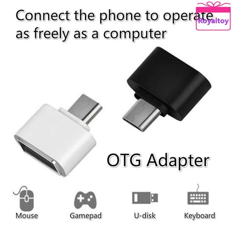 Ry Micro Usb Otg เป็น Usb Type C อะแดปเตอร์แปลง Otg สำหรับ Samsung Huawei Android Type C