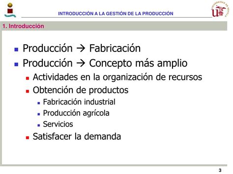 Ppt Introducci N A La Gesti N De La Producci N Powerpoint