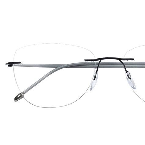 Ariel Rimless Titanium Frames Titanium Optix