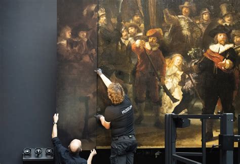 See Rembrandt’s “the Night Watch” In Its Entirety Thanks To Ai Restoration