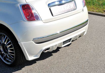 Fiat Rear Diffuser Abs Plastic Rieger Styling In The Uk