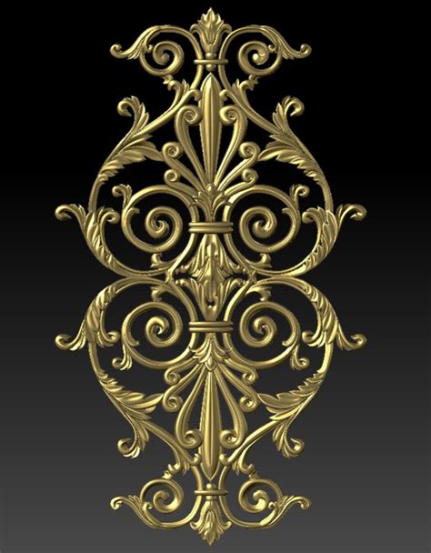 Pattern Decor Design 3d Model Vector Files