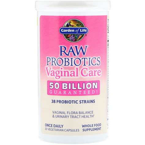 Garden Of Life RAW Probiotics Vaginal Care 30 Vegetarian Capsules IHerb