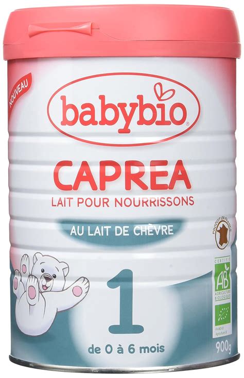 Babybio Lait Bio pour Nourrissons Caprea 1 au Lait de Chèvre 900 g