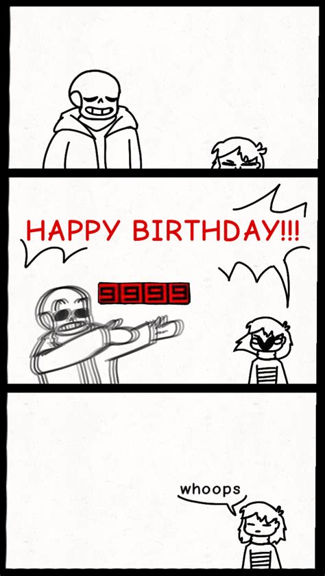 Happy Birthday Sans By Fatfrenzyfoes On Deviantart