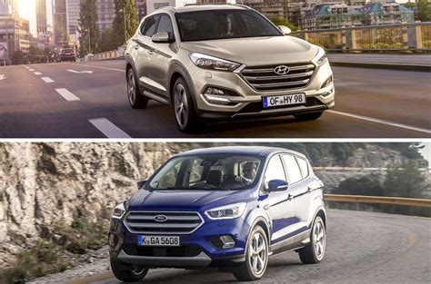 Duelo SUV Hyundai Tucson Vs Ford Kuga Conduciendo