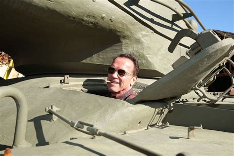 The Austrian Army Sent Me The Tank Arnold Schwarzenegger On Riding