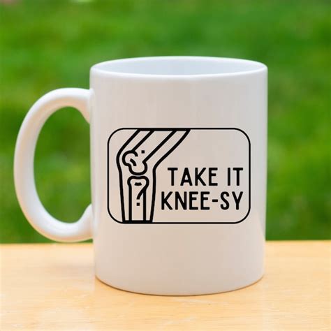 Knee Get Well Mug Etsy