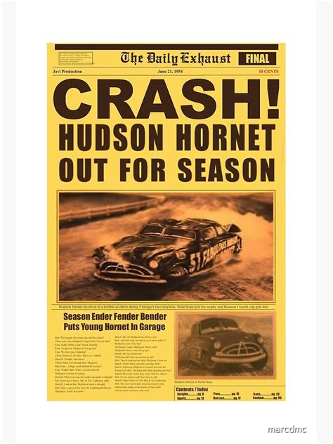 I recreated the images from the Doc Hudson crash newspaper in Forza ...