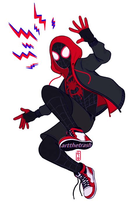 Spider Man Into The Spider Verse Animation Villains Adventure Miles