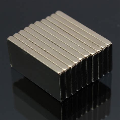 Mmx Mmx Mm Flat Neodymium Block Magnets N Super Strong Large