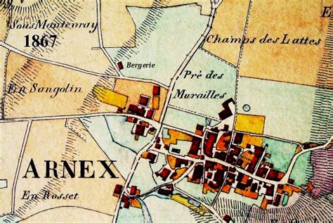 Histoire Et Histoires D Arnex Sur Orbe Anciens Plans De La Commune D